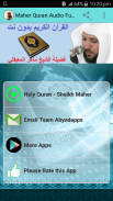 Maher Quran Audio Full Offline screenshot 0