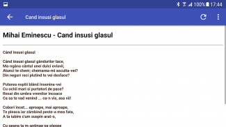 Poezii Mihai Eminescu screenshot 9