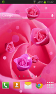 Pink Rose Live Wallpaper screenshot 1