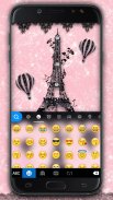 Sexy Black Lace Paris Keyboard screenshot 2