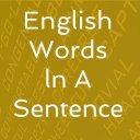 English Words In A Sentence Icon