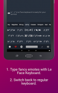 Le Face Keyboard - Custom keys screenshot 7