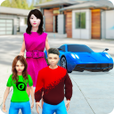 Single Mom Simulator Games 3D Icon