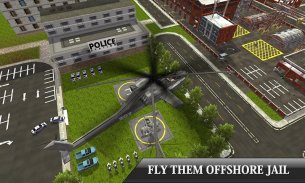 Criminal Transport Helicopter : Airplane Flight screenshot 5