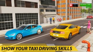 Taxi Simulator : Taxi Games 3D screenshot 3