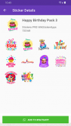 Stickers Happy Birthday screenshot 4