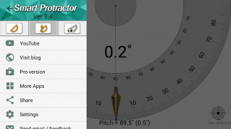 Busur derajat : Smart Protractor screenshot 1