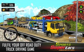 Real Car Transport Truck Games screenshot 0