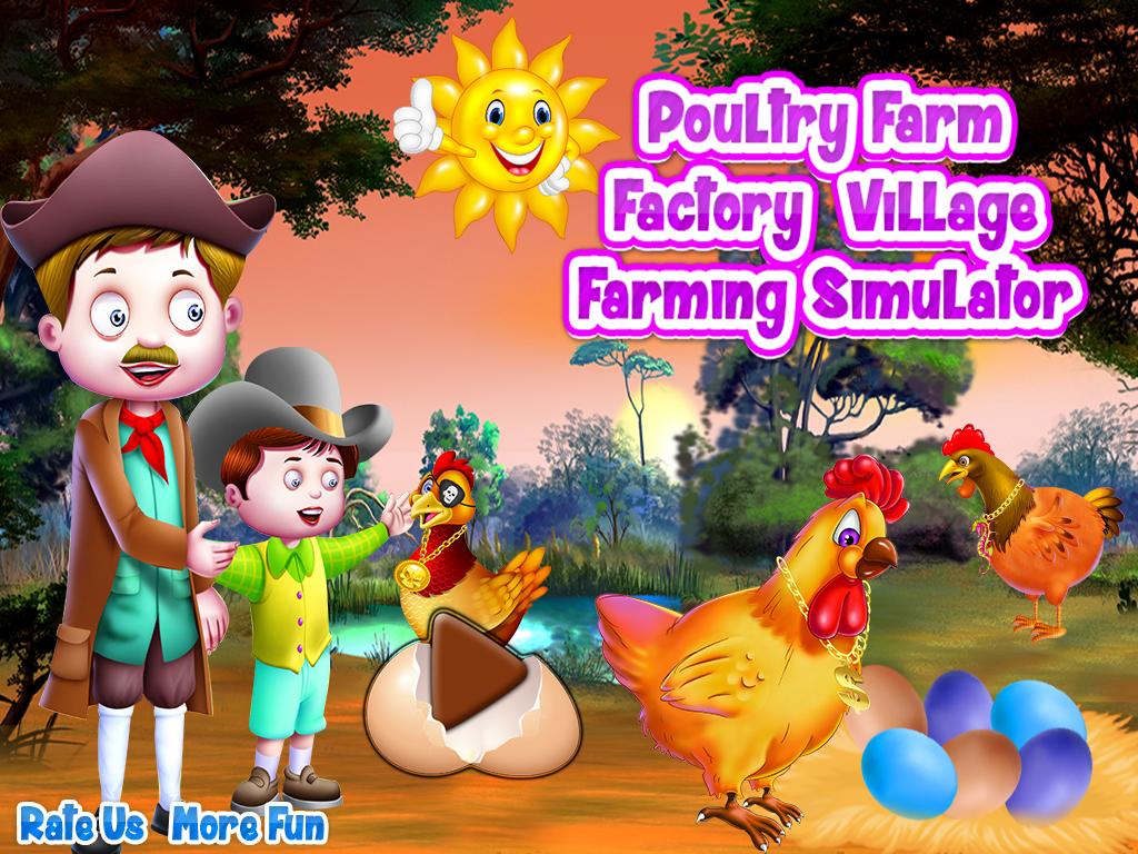 Poultry Farm Factory And Village Farming Simulator 1 2 Download Android Apk Aptoide - roblox egg farm simulator how to get black eggs