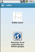 Ruffini división screenshot 1