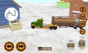 Inverno transporte automóvel screenshot 3