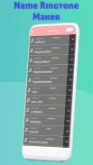 Name Ringtones Maker screenshot 5