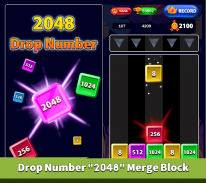 Number Drop "2048" Merge Block screenshot 4