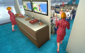 Ảo Air Hostess Flight Attendant Simulator screenshot 5