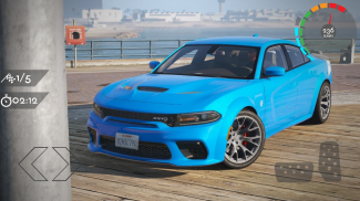 SRT Charger : Dodge Muscle Driving screenshot 2