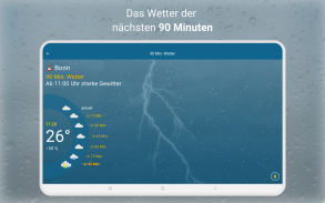 RegenRadar mit Unwetterwarnung screenshot 1