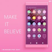 LITTLE™ XPERIA Theme | PINK screenshot 6