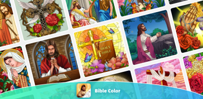 Bible Color - Color by Number