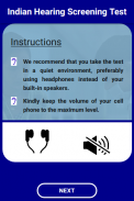 Indian Hearing Screening Test screenshot 1