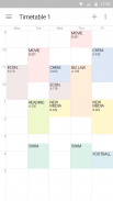 Timetable : Simple & Colorful screenshot 6