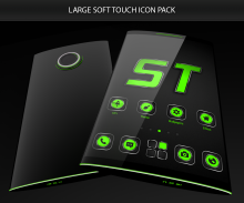Soft Touch Green Theme screenshot 2
