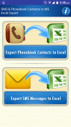 Save Phonebook & SMS to Excel screenshot 0