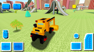 Blocky Car Driving screenshot 6