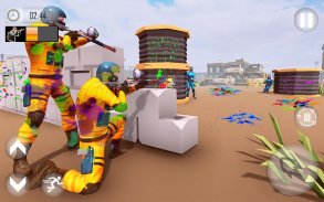 페인트 볼 전투 Royale 3D : 전장 총 발사 screenshot 1