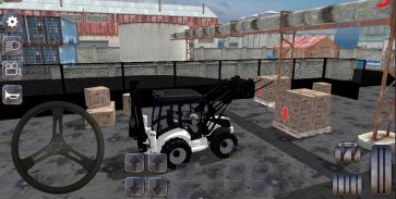 Retroexcavadora excavadora simulador de juego screenshot 4