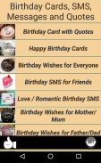 Happy Birthday Cards & Quotes screenshot 0