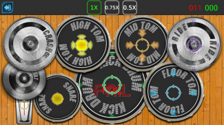 Drum Hero (batería, música rock, estilo Tiles) screenshot 3