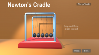 Newton's Cradle -Physics Simulation screenshot 0