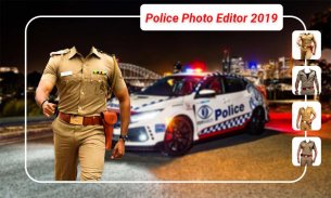 Police Suit: Police Uniform Men suits Photo Editor screenshot 1