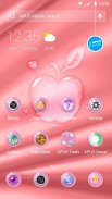 Rose Téléphone X-- APUS Launcher Thème Libre screenshot 4