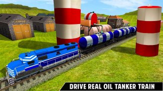 Oil Tanker Train Drive - Train Transport 2018 screenshot 3