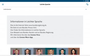 Bundesregierung screenshot 6