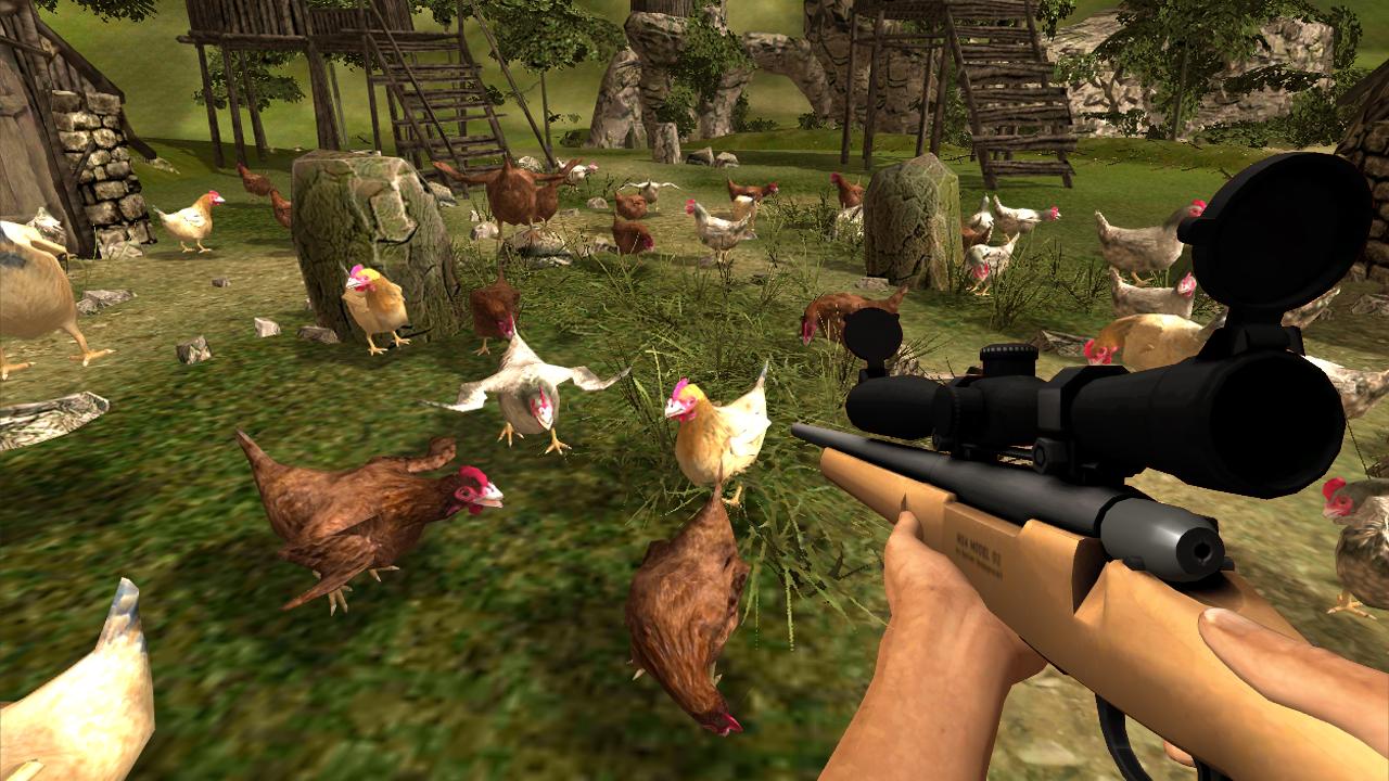 Chicken Shooter in Chicken Farm Chicken Shoot Game