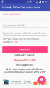 Intrinsic Value Calculator Indian Stock Prediction screenshot 5