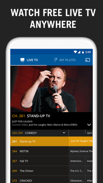 pluto tv app download for android