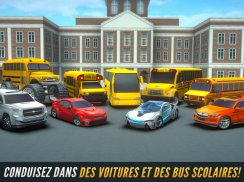 Super High School Bus Simulateur & jeu de voiture screenshot 12