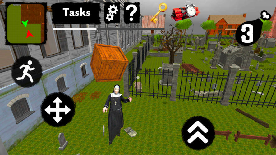 Neighbor Nun Scary Escape 3d 1 2 Download Android Apk Aptoide - neighborhood war roblox