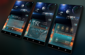 Klwp SkyBlue screenshot 1