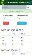 CCE Grade Calculator Pro screenshot 1