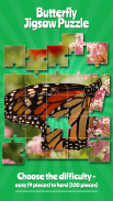 Kupu-kupu Permainan Puzzle screenshot 5