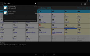 Kalendář CZ screenshot 10