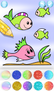 Baby Shark Glitter Coloring screenshot 3