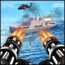 tentera laut perang menembak 3D - gun penembak Icon