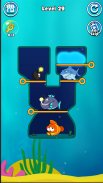 Fish Rescue - Pull Pin Puzzle screenshot 0