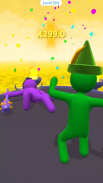 COLOR RUN STICKMAN 3D vs  GIANT RUSH! screenshot 0