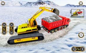 Crane Snow Excavator Simulator screenshot 0